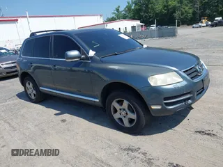2006 Volkswagen Touareg 3.2L V6 with VIN WVGZG77L46D027940, listed as a IAAI auction lot 42436713 with Not provided miles and . Bid and sale history available at DreamBid. Image 1.