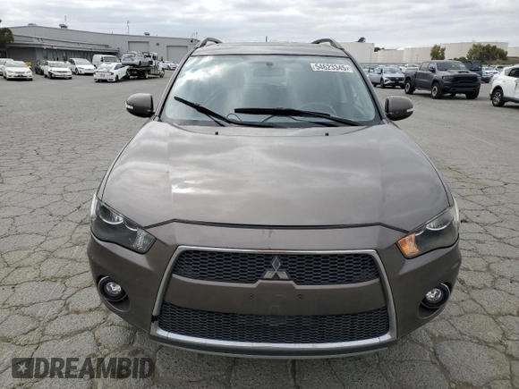 2011 Mitsubishi Outlander SE with VIN JA4AS3AW7BU027947, listed as a Copart auction lot 54623345 with 164,641 mi miles and Salvage title. Bid and sale history available at DreamBid. Image 5.