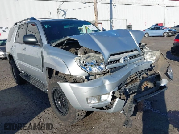 2004 Toyota 4Runner SR5 with VIN JTEBU14R340039985, listed as a IAAI auction lot 41679851 with 262,330 mi miles and . Bid and sale history available at DreamBid. Image 1.