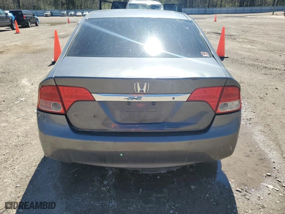 2010 Honda Civic Sdn LX with VIN 2HGFA1F56AH323712, listed as a Copart auction lot 49285595 with 335,010 mi miles and Salvage Title. Bid and sale history available at carsss.com. Image 6.