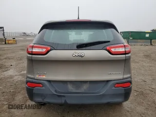 2017 Jeep Cherokee Sport with VIN 1C4PJMAB0HW657229, listed as a Copart auction lot 84675084 with 56,510 mi miles and Salvage Title. Bid and sale history available at carsss.com. Image 6.