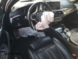 2017 BMW 5 Series 530i xDrive with VIN WBAJA7C33HG904294, listed as a Copart auction lot 81557244 with Not Provided miles and Salvage Title. Bid and sale history available at carsss.com. Image 8.