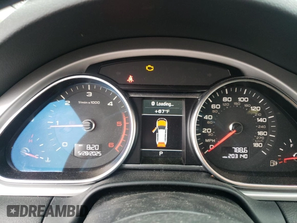 2013 Audi Q7 Premium Plus z VIN WA1LMAFE8DD003411, wystawiony jako Copart lot #58529165 z przebiegiem 203 140 mil mil oraz Czysty tytuł • Clean title. Historia ofert i sprzedaży dostępna na DreamBid. Obrazek 9.