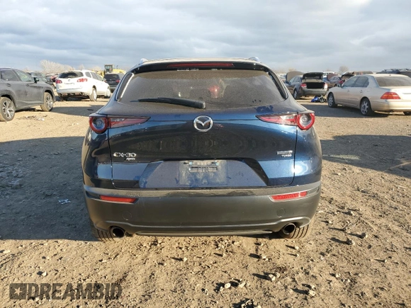 2022 Mazda CX-30 2.5 Turbo with VIN 3MVDMBAY8NM459690, listed as a Copart auction lot 84376874 with 24,723 mi miles and Salvage Title. Bid and sale history available at DreamBid. Image 6.