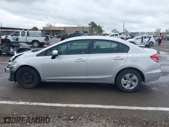 2014 Honda Civic Sedan LX with VIN 19XFB2F54EE256806, listed as a IAAI auction lot 41923101 with 143,775 mi miles. Bid and sale history available at carsss.com. Image 15.