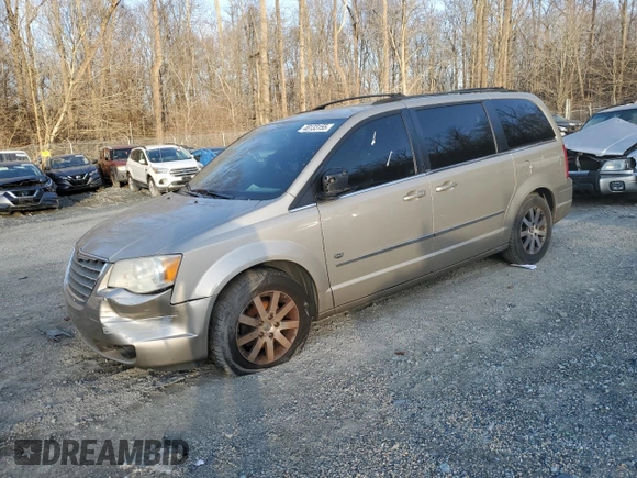2009 Chrysler Town & Country Touring with VIN 2A8HR54X49R653052, listed as a Copart auction lot 48133155 with 151,527 mi miles and Salvage Title. Bid and sale history available at DreamBid. Image 1.