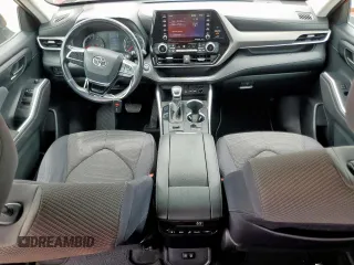 2020 Toyota Highlander LE with VIN 5TDBZRBH5LS515485, listed as a Copart auction lot 62426155 with 100,089 mi miles and Salvage title. Bid and sale history available at DreamBid. Image 8.