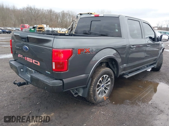 2020 Ford F-150 XL with VIN 1FTEW1E47LKF31050, listed as a IAAI auction lot 41812089 with 42,680 mi miles. Bid and sale history available at carsss.com. Image 4.