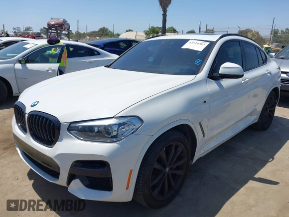 2021 BMW X4 xDrive30i with VIN 5UX2V1C07M9F78742, listed as a IAAI auction lot 42529383 with 40,786 mi miles and . Bid and sale history available at DreamBid. Image 18.