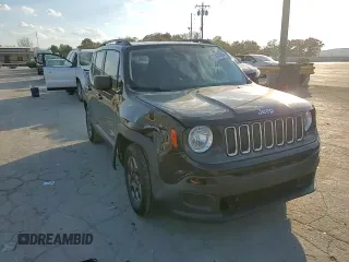 2017 Jeep Renegade Sport with VIN ZACCJAAB2HPF38883, listed as a Copart auction lot 77474204 with 120,687 mi miles and Salvage title. Bid and sale history available at DreamBid. Image 12.