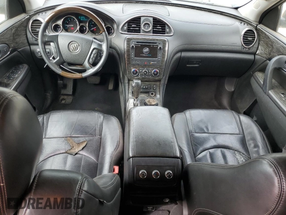 2014 Buick Enclave Leather with VIN 5GAKRBKD9EJ118996, listed as a Copart auction lot 49839445 with 210,477 mi miles and Salvage Title. Bid and sale history available at DreamBid. Image 8.