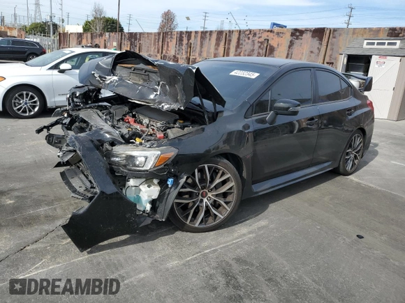 2020 Subaru WRX STI with VIN JF1VA2S6XL9819023, listed as a Copart auction lot 42232345 with 53,257 mi miles and Salvage title. Bid and sale history available at DreamBid. Image 1.