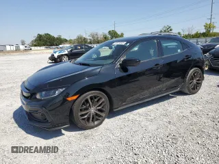 2021 Honda Civic Sport with VIN SHHFK7H4XMU217646, listed as a Copart auction lot 52574945 with 77,731 mi miles and Salvage Title. Bid and sale history available at DreamBid. Image 1.