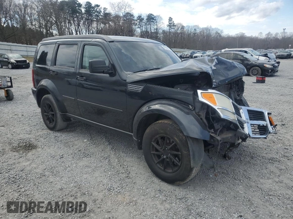 2011 Dodge Nitro SE with VIN 1D4PU2GK1BW500922, listed as a Copart auction lot 47606585 with Not provided miles and Salvage title. Bid and sale history available at DreamBid. Image 4.
