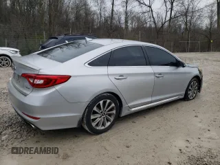 2016 Hyundai Sonata Sport with VIN 5NPE34AF5GH391425, listed as a Copart auction lot 52897415 with 62,761 mi miles and Clean Title. Bid and sale history available at DreamBid. Image 3.