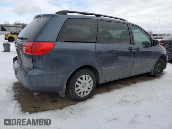 2006 Toyota Sienna with VIN 5TDZA29C76S496823, listed as a Copart auction lot 47431695 with 249,295 mi miles and Salvage Title. Bid and sale history available at DreamBid. Image 3.