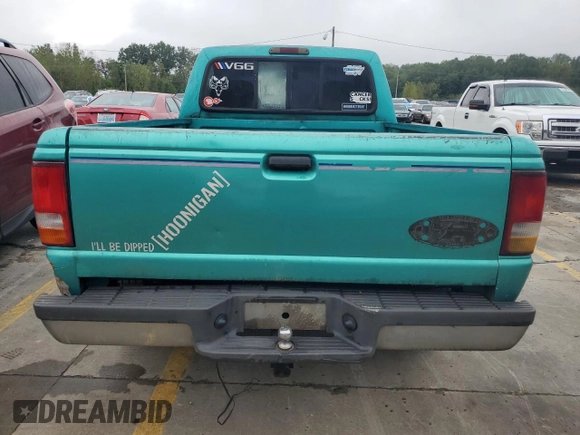 1994 Ford Ranger Splash with VIN 1FTCR10A4RPB83893, listed as a Copart auction lot 73578864 with 223,378 mi miles and Salvage Title. Bid and sale history available at DreamBid. Image 6.