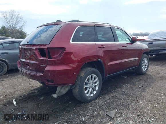 2021 Jeep Grand Cherokee Laredo E z VIN 1C4RJFAG7MC534037, wystawiony jako IAAI lot #41598511 z przebiegiem 55 107 mil mil oraz . Historia ofert i sprzedaży dostępna na DreamBid. Obrazek 4.