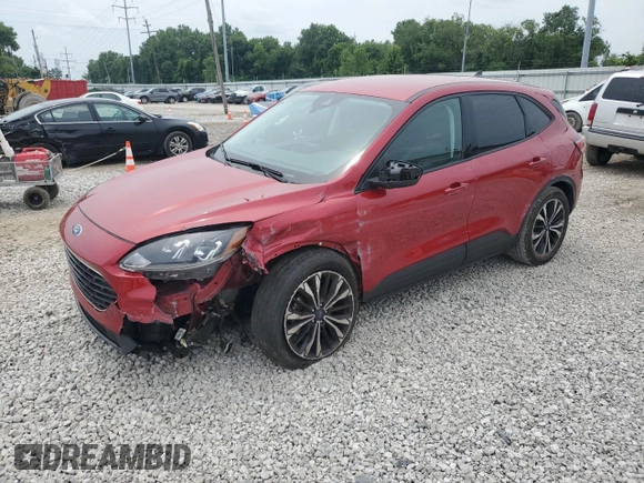 2022 Ford Escape SE with VIN 1FMCU0G69NUB85298, listed as a Copart auction lot 64325765 with 35,894 mi miles and Salvage title. Bid and sale history available at DreamBid. Image 1.