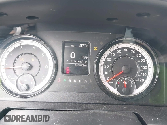 2020 Ram 1500 Classic Tradesman with VIN 1C6RR6FG0LS116724, listed as a IAAI auction lot 41566529 with 46,362 mi miles. Bid and sale history available at carsss.com. Image 7.