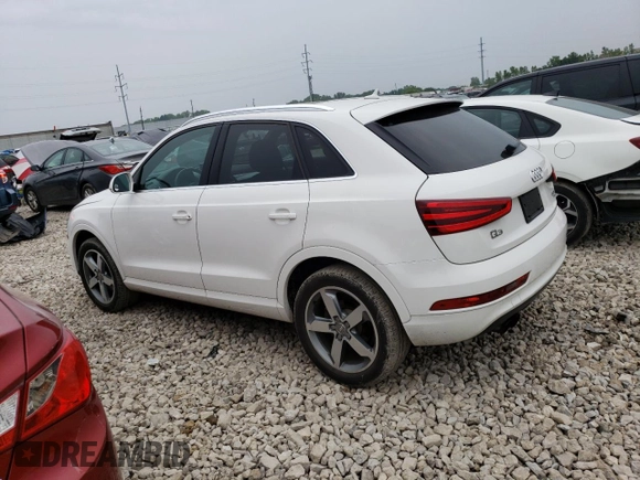 2015 Audi Q3 2.0T Premium Plus with VIN WA1EFCFS8FR005640, listed as a Copart auction lot 56639663 with 85,279 mi miles. Bid and sale history available at carsss.com. Image 2.