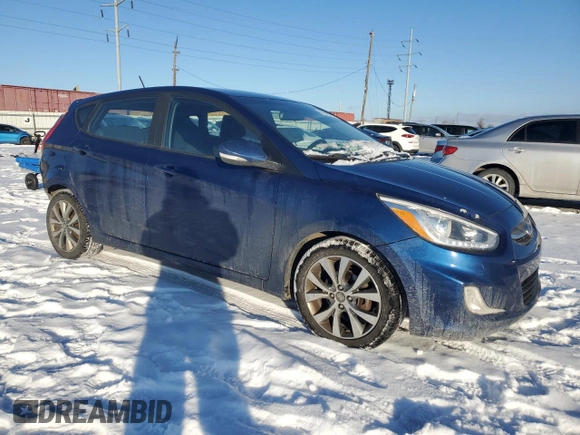2016 Hyundai Accent Sport with VIN KMHCU5AE1GU294113, listed as a Copart auction lot 41609225 with 159,351 mi miles and Salvage Title. Bid and sale history available at carsss.com. Image 4.