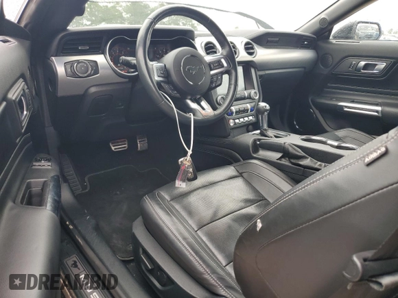 2022 Ford Mustang EcoBoost with VIN 1FA6P8TH9N5150100, listed as a Copart auction lot 55800095 with 21,996 mi miles and Salvage Title. Bid and sale history available at DreamBid. Image 8.