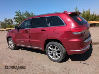 2015 Jeep Grand Cherokee Summit with VIN 1C4RJFJM6FC833687, listed as a Copart auction lot 59620695 with 110,074 mi miles and Salvage title. Bid and sale history available at DreamBid. Image 2.