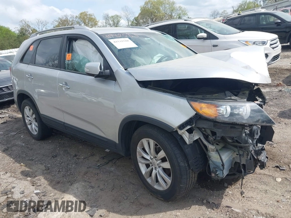 2011 Kia Sorento LX with VIN 5XYKT4A22BG063573, listed as a IAAI auction lot 41942588 with 1 mi miles. Bid and sale history available at carsss.com. Image 1.