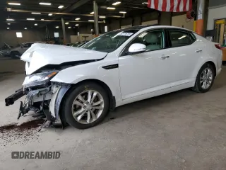 2013 Kia Optima EX with VIN 5XXGN4A74DG240014, listed as a Copart auction lot 58271575 with 182,319 mi miles and Salvage title. Bid and sale history available at DreamBid. Image 1.