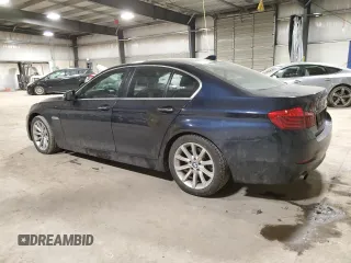 2015 BMW 5 Series 535i xDrive with VIN WBA5B3C57FD544311, listed as a Copart auction lot 88307785 with 166,662 mi miles and Salvage Title. Bid and sale history available at carsss.com. Image 2.