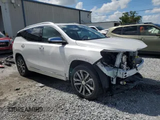 2020 GMC Terrain Denali with VIN 3GKALSEX9LL319471, listed as a Copart auction lot 59971555 with 8,777 mi miles and Salvage title. Bid and sale history available at DreamBid. Image 4.