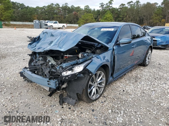 2024 Cadillac CT5 Sport z VIN 1G6DP5RK5R0129186, wystawiony jako Copart lot #85107474 z przebiegiem 11 880 mil mil oraz Szkody całkowita. Historia ofert i sprzedaży dostępna na DreamBid. Obrazek 1.