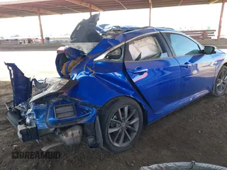 2019 Honda Civic Sedan EX with VIN 19XFC1F33KE015207, listed as a IAAI auction lot 41915985 with 1 mi miles. Bid and sale history available at carsss.com. Image 4.