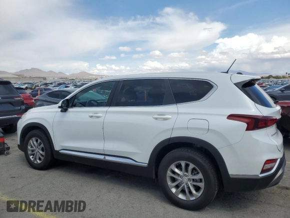 2019 Hyundai Santa Fe SE with VIN 5NMS23AD2KH100402, listed as a Copart auction lot 51335395 with 49,605 mi miles and Salvage Title. Bid and sale history available at carsss.com. Image 2.