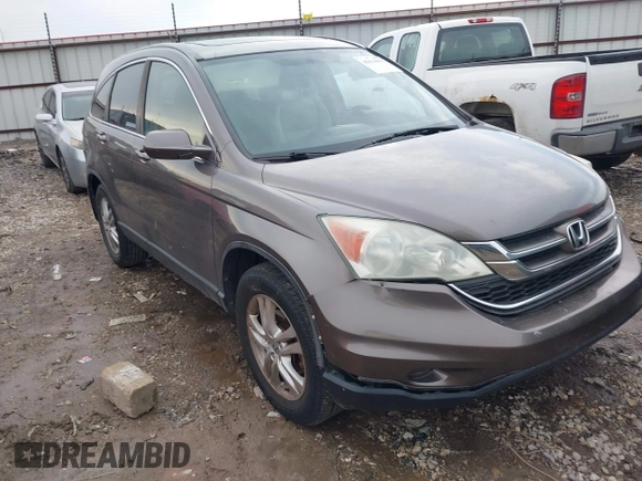 2010 Honda CR-V EX-L with VIN 5J6RE3H76AL046955, listed as a IAAI auction lot 41624803 with 218,633 mi miles and . Bid and sale history available at carsss.com. Image 1.