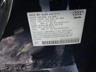 2013 Audi Q7 3.0T Premium Plus with VIN WA1LGAFE7DD002922, listed as a IAAI auction lot 41420595 with 160,751 mi miles. Bid and sale history available at carsss.com. Image 9.