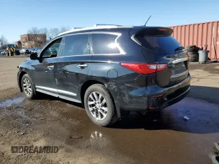 2015 Infiniti QX60 with VIN 5N1AL0MM7FC526329, listed as a Copart auction lot 48662545 with 148,547 mi miles and Salvage Title. Bid and sale history available at DreamBid. Image 2.