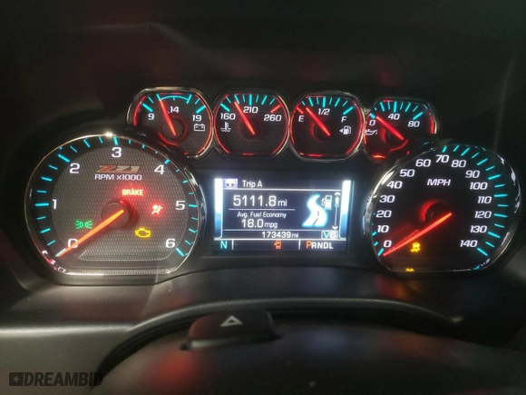 2018 Chevrolet Silverado 1500 LT with VIN 1GCVKREH6JZ138349, listed as a Copart auction lot 42260075 with 173,439 mi miles and Clean Title. Bid and sale history available at carsss.com. Image 9.