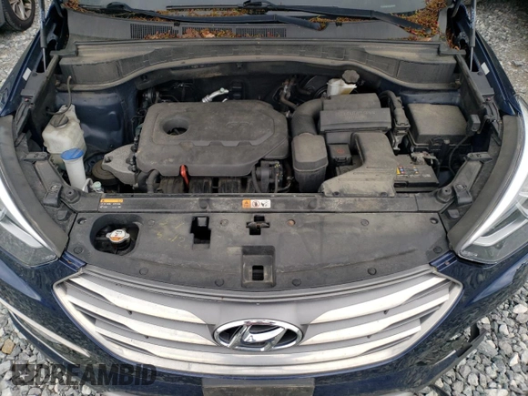 2017 Hyundai Santa Fe 2.4L z VIN 5XYZUDLB5HG483135, wystawiony jako Copart lot #55426735 z przebiegiem 93 470 mil mil oraz Szkoda całkowita • Salvage title. Historia ofert i sprzedaży dostępna na DreamBid. Obrazek 12.