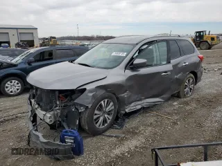 2018 Nissan Pathfinder S with VIN 5N1DR2MM0JC629558, listed as a Copart auction lot 44650185 with Not provided miles and Salvage title. Bid and sale history available at DreamBid. Image 1.