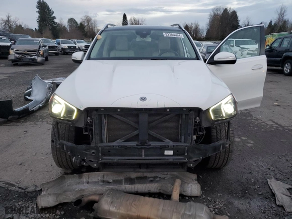 2020 Mercedes-Benz GLE with VIN 4JGFB4KEXLA061628, listed as a Copart auction lot 83780094 with 55,148 mi miles and Salvage Title. Bid and sale history available at carsss.com. Image 5.