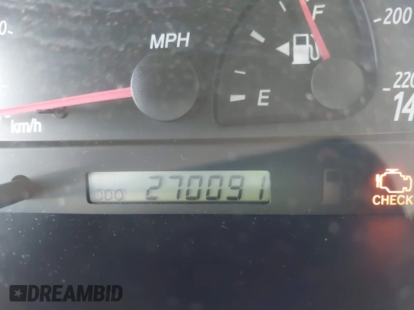 2002 Toyota Camry LE z VIN JTDBE32KX20111362, wystawiony jako IAAI lot #41820475 z przebiegiem 270 091 mil mil oraz . Historia ofert i sprzedaży dostępna na DreamBid. Obrazek 15.