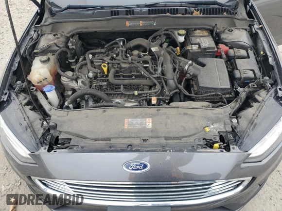 2019 Ford Fusion SE with VIN 3FA6P0HD7KR128757, listed as a Copart auction lot 48940115 with 106,419 mi miles and Salvage Title. Bid and sale history available at DreamBid. Image 11.