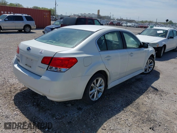 2013 Subaru Legacy Premium with VIN 4S3BMBC67D3047992, listed as a IAAI auction lot 41809932 with 180,705 mi miles and . Bid and sale history available at carsss.com. Image 4.