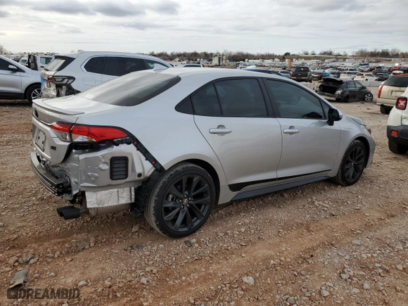 2024 Toyota Corolla SE with VIN 5YFS4MCE9RP210711, listed as a Copart auction lot 88364045 with 2,141 mi miles and Salvage Title. Bid and sale history available at carsss.com. Image 3.