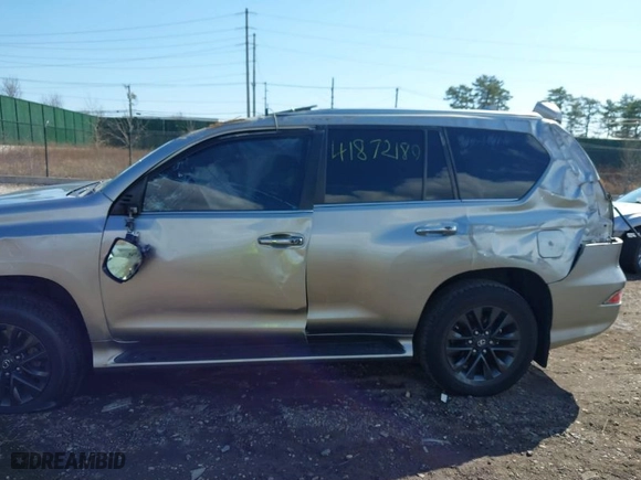 2021 Lexus GX with VIN JTJAM7BX6M5291573, listed as a IAAI auction lot 41872180 with 33,832 mi miles. Bid and sale history available at carsss.com. Image 6.