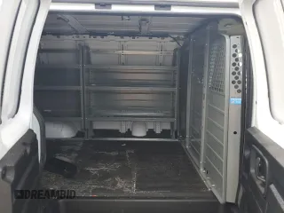 2023 GMC Savana Cargo Van with VIN 1GTW7AFP7P1111956, listed as a Copart auction lot 69986504 with 11,645 mi miles and Salvage Title. Bid and sale history available at carsss.com. Image 11.