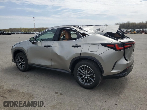 2025 Lexus NX 350 Premium with VIN 2T2GGCEZ7SC070344, listed as a Copart auction lot 52892975 with 7,781 mi miles and Salvage title. Bid and sale history available at DreamBid. Image 2.