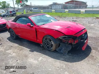 2020 Ford Mustang EcoBoost with VIN 1FATP8UH9L5131660, listed as a IAAI auction lot 42112404 with 72,686 mi miles and . Bid and sale history available at DreamBid. Image 1.